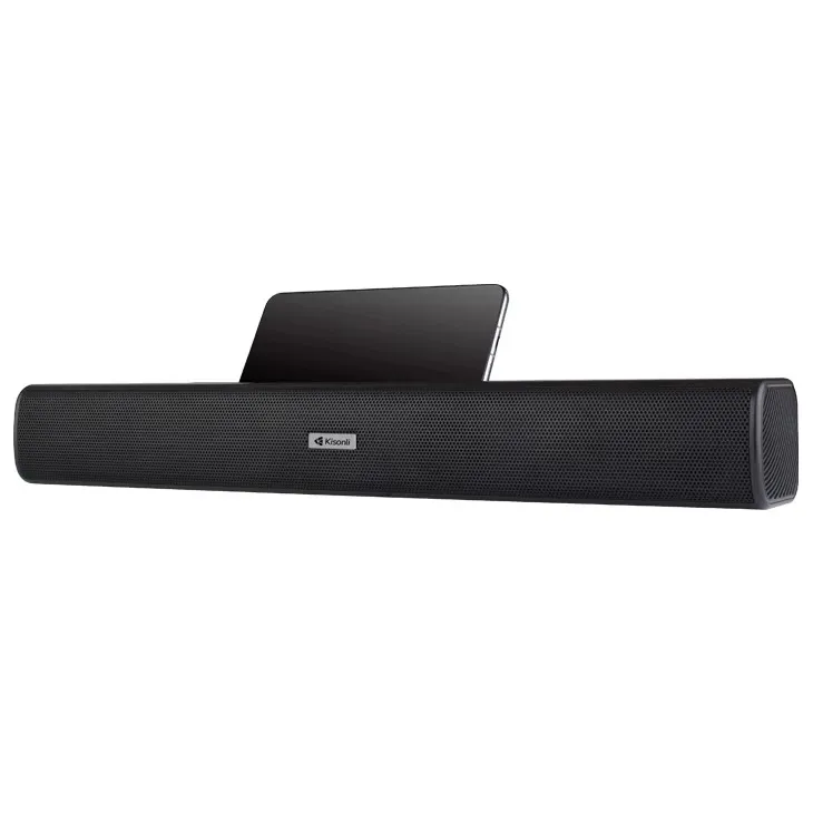 Kisonli LED803 Portable Bluetooth Speaker , Black