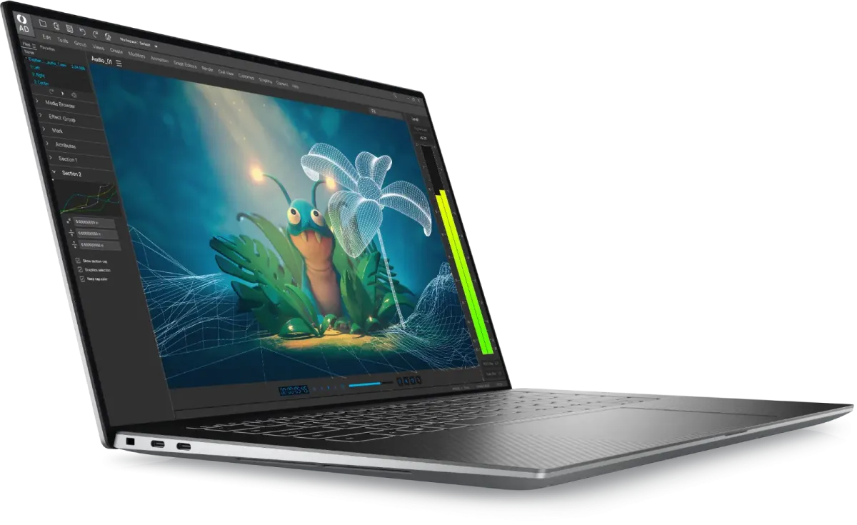 Dell Precision 5570 Workstation Laptop 15.6″ FHD, Intel Core i7-12700H, NVIDIA RTX A1000 4GB, 16GB RAM, 512GB