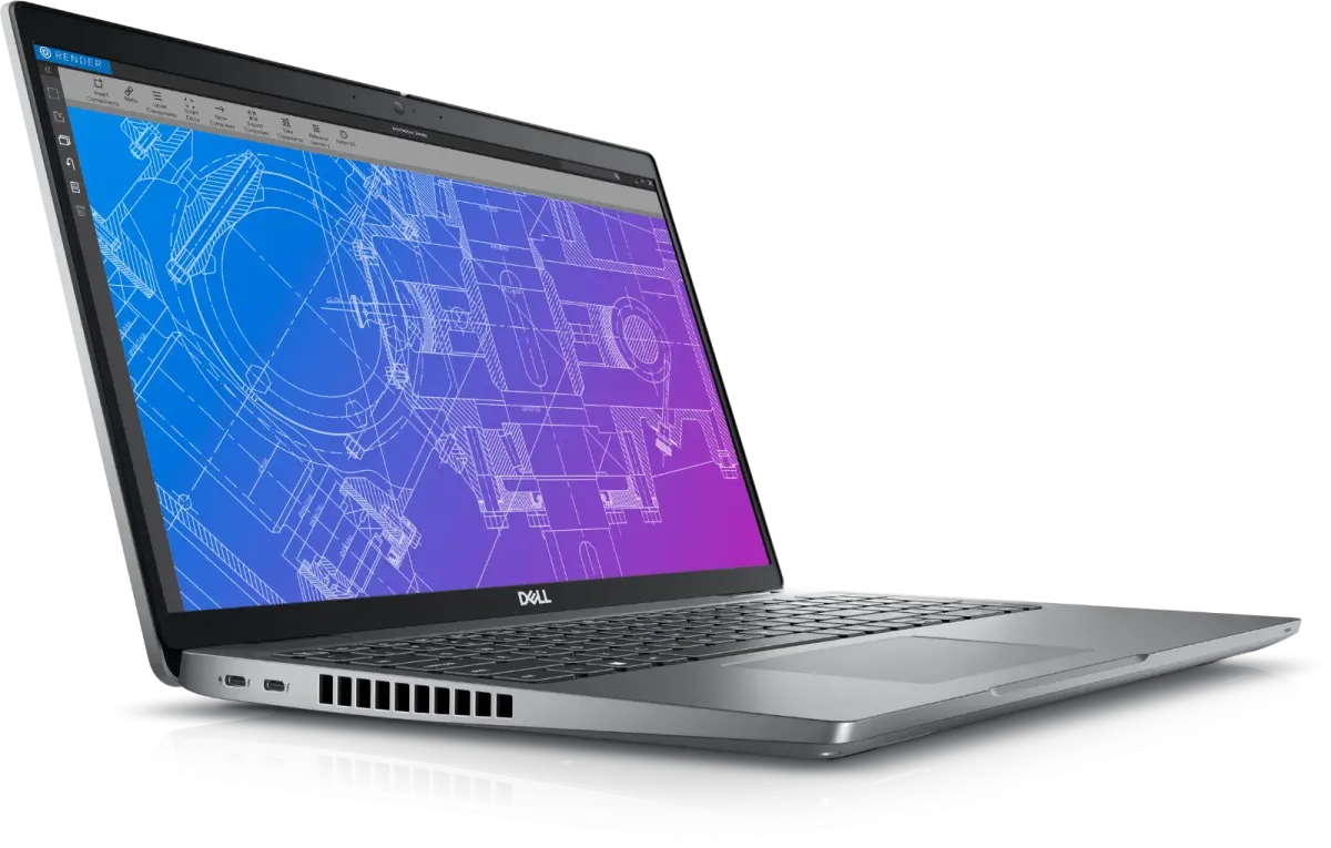 Dell Precision 3570 –  Intel® Core i5-12th, 16GB DDR5 RAM,512GB SSD , Nvidia 4GB ,15.6” Full HD Display