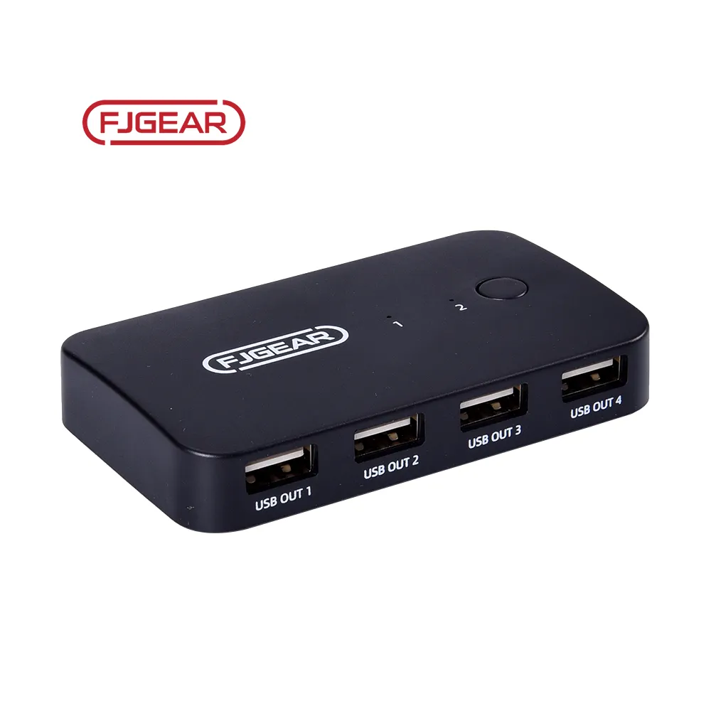 Fjgear FJ-U204 2 In 4 Out USB2.0 Sharing Switch Box And Practical For Multi Device