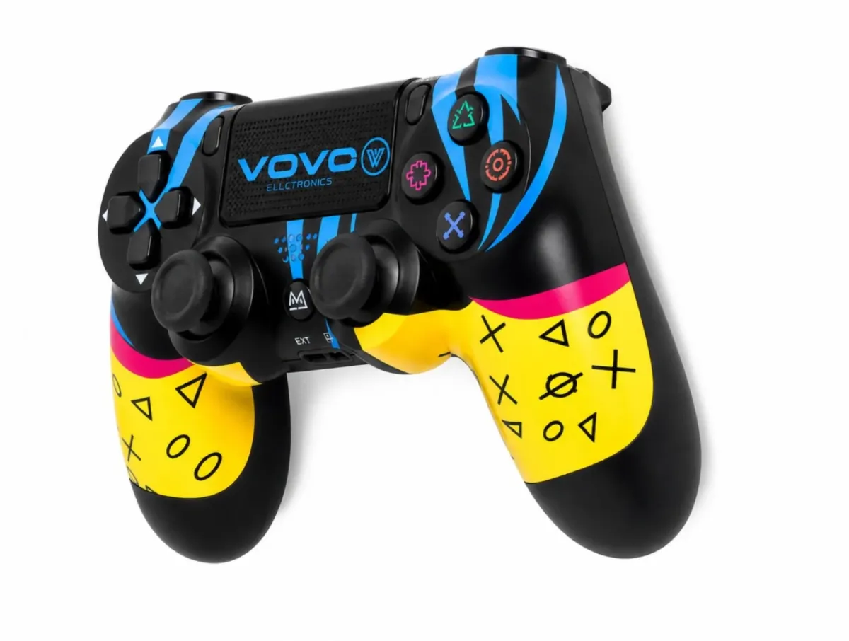 VOVO V-415 Wireless Controller – Modern Graffiti Edition (For PS4 & PC)