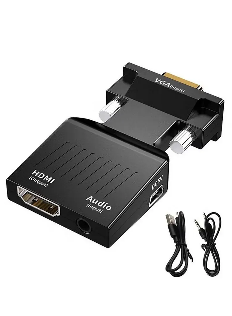 VGA to HDMI Adapter Converter With Audio