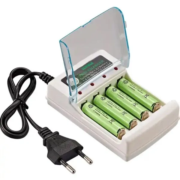 USB Charger Intelligent 4 Slots aa/aaa Lithium Rechargeable Fast Smar